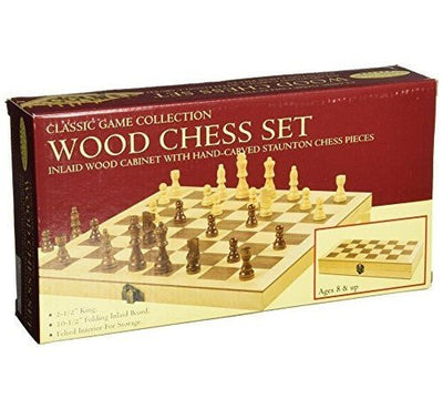 Wood Chess Set - 025766200037 - Chess - Jedko Games - The Little Lost Bookshop