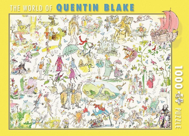 World of Quentin Blake: 1000-Piece Jigsaw Puzzle - 9781912916559 - Quentin Blake - PERIBO - The Little Lost Bookshop
