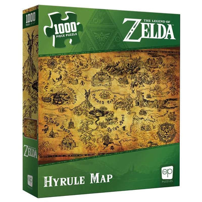 Zelda Hyrule Map 1000pc - 700304155641 - Board Games - The Little Lost Bookshop