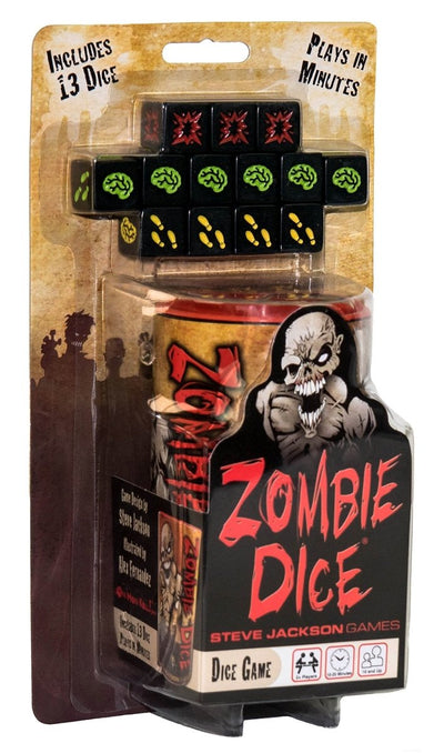 Zombie Dice - 837654320419 - Steve Jackson Games - The Little Lost Bookshop